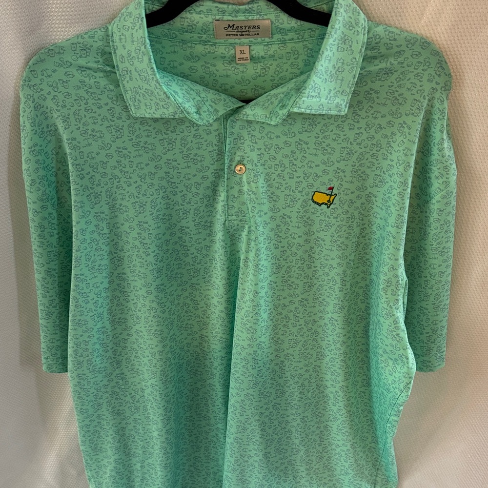 Masters Mint Green Polo Shirt